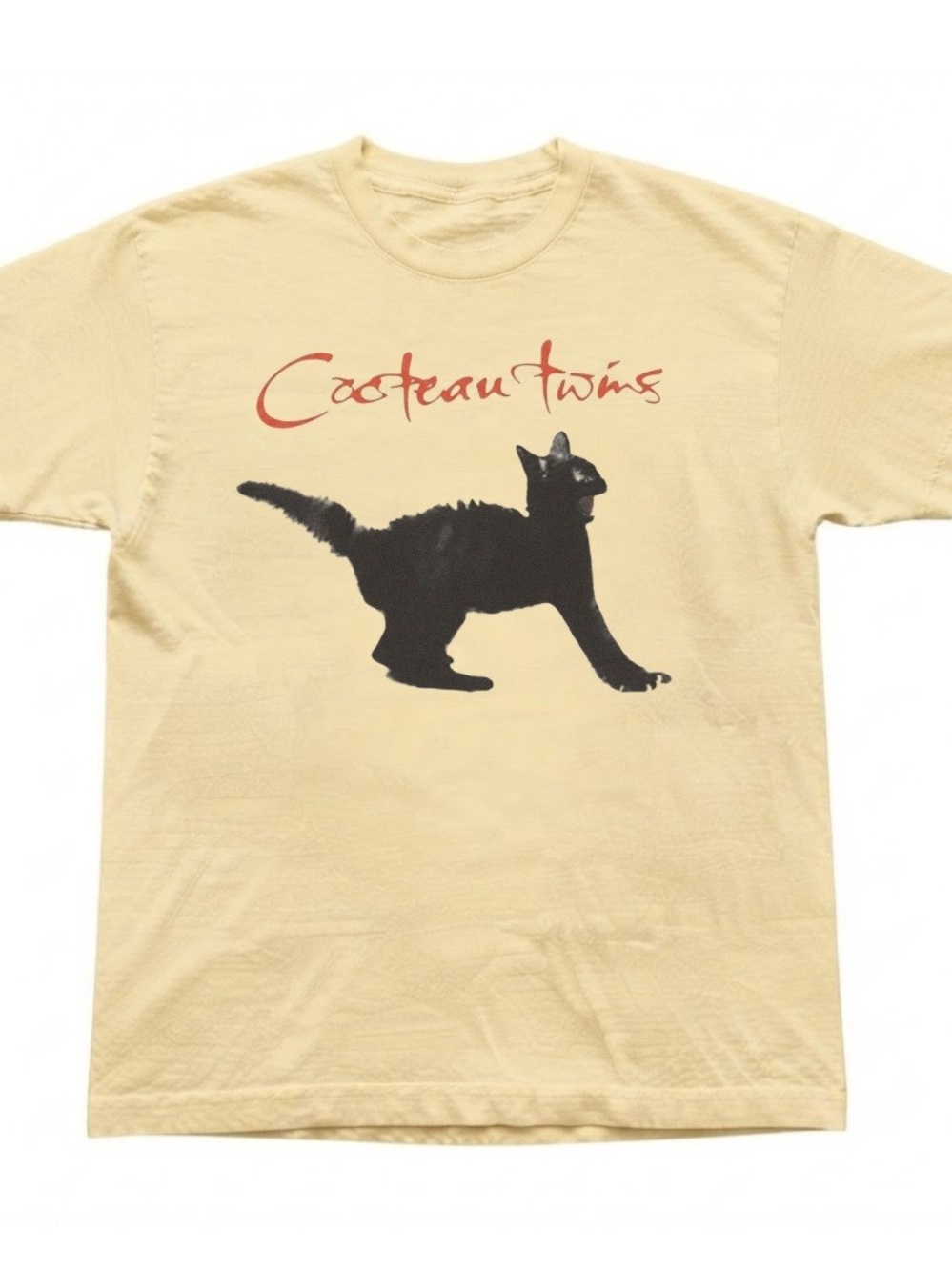 Cocteau Twins Band Cat Pop Rock Graphic Cotton Gildan T-Shirt